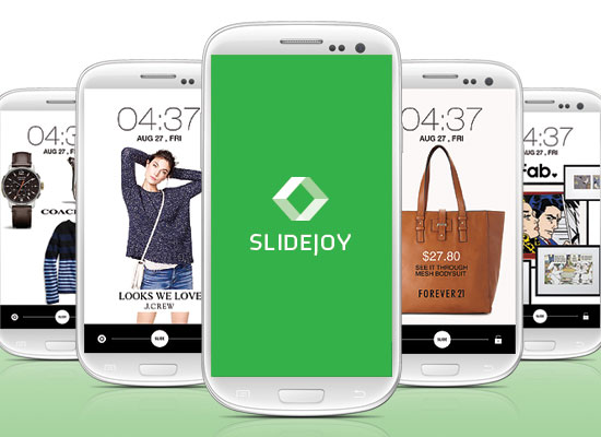 Slidejoy Lock Screen rewards app