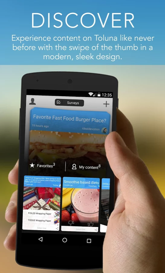 Toluna paid surveys panel mobile app